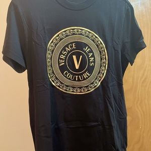 Versace black logo t-shirt